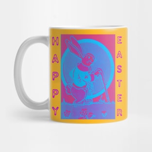 POP ART EASTER BUNNY RABBIT COMICS Mug